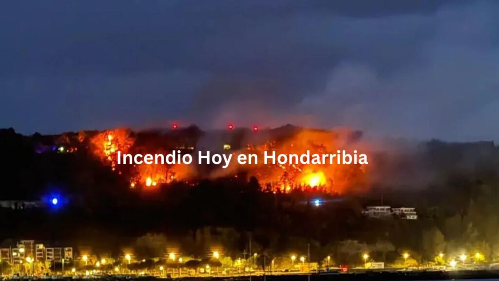 incendio hoy en hondarribia