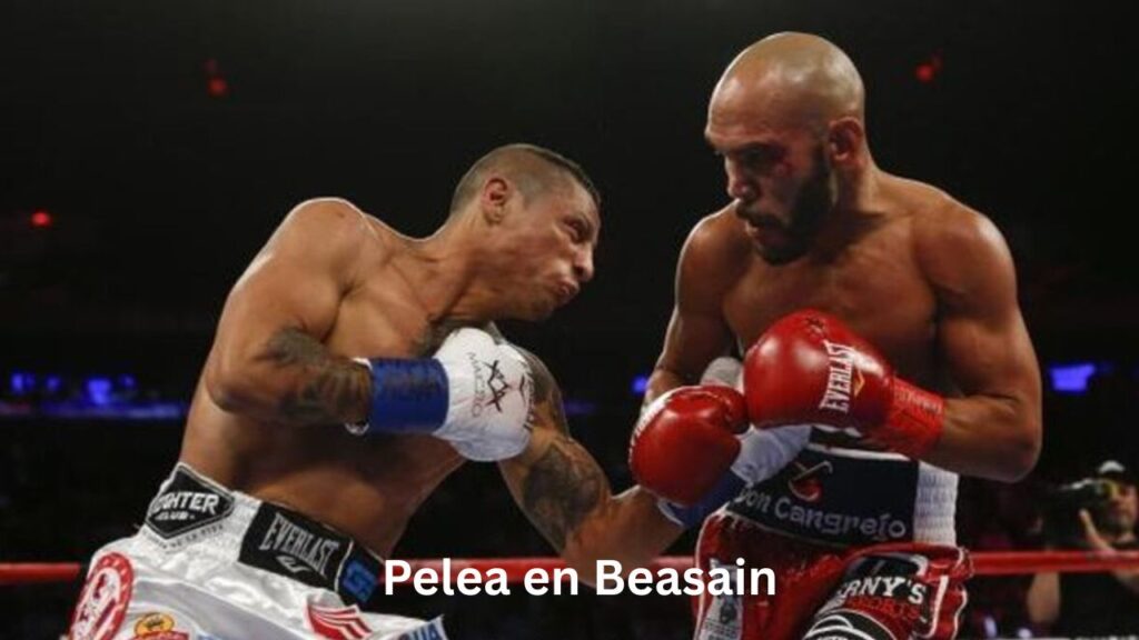 Pelea en Beasain ayer