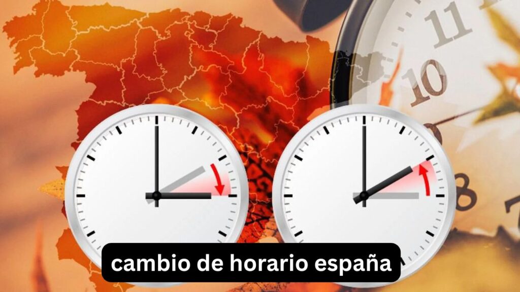 Cambio de horario España